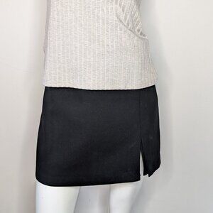 Zara Black Skort with Slit - Sz SM (USA)